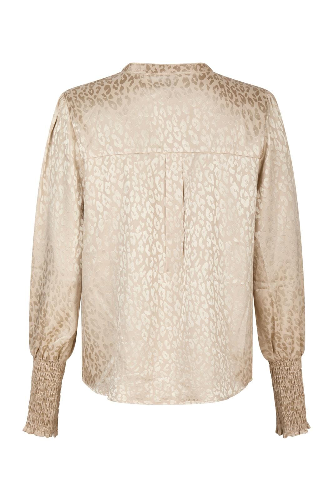 Neo Noir - Landa Leo Jacquard Blouse 164321 - Champagne