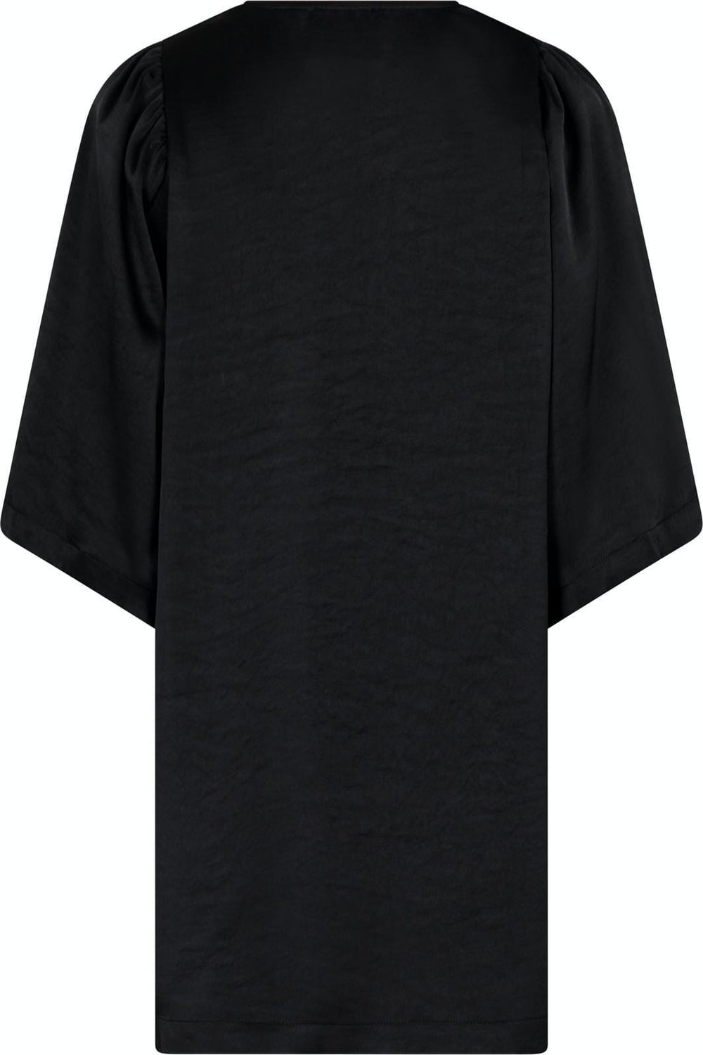 Neo Noir - Largo Heavy Sateen Blouse - Black