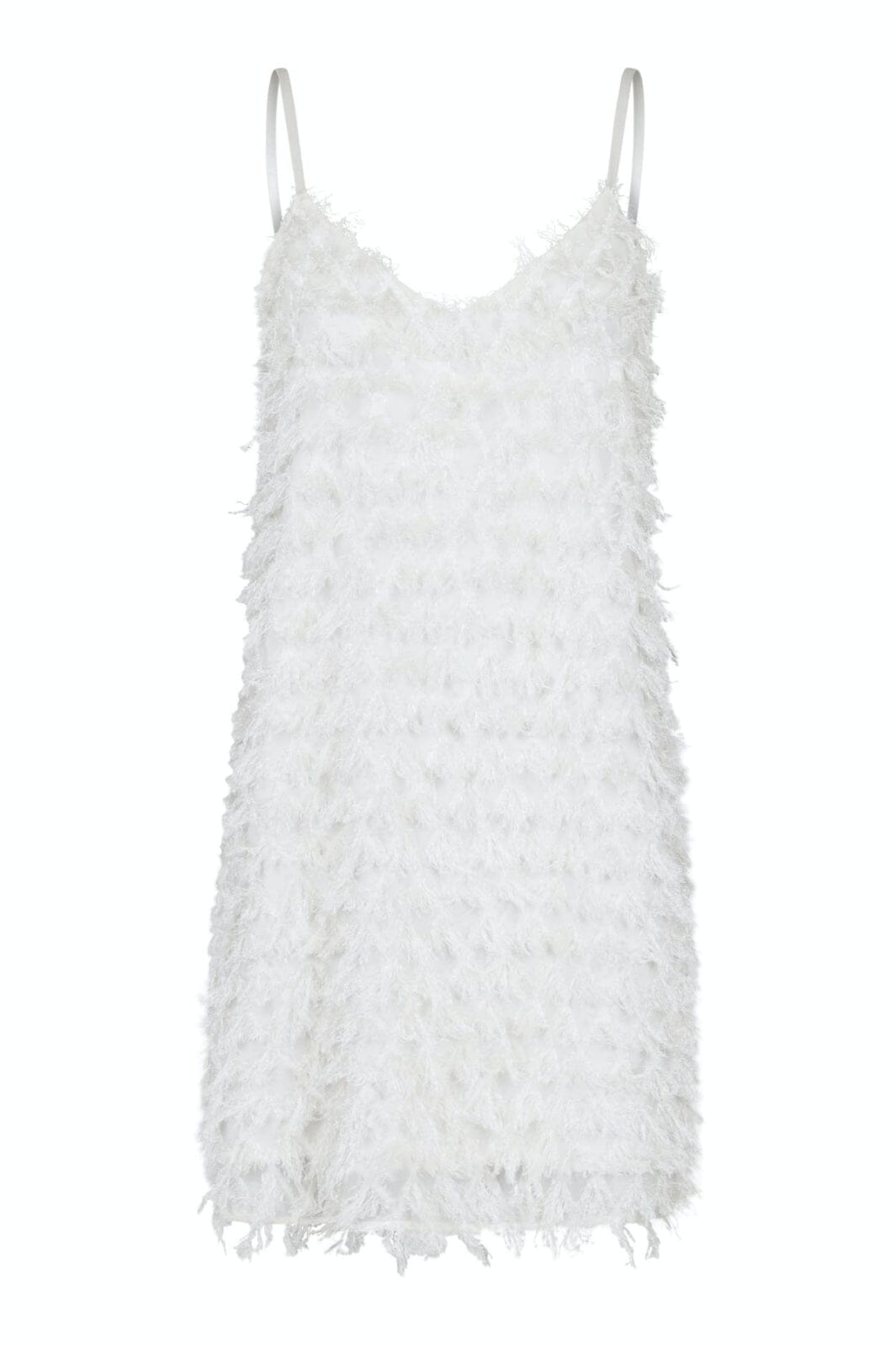 Neo Noir - Lilja Fringe Dress - Off White Kjoler 