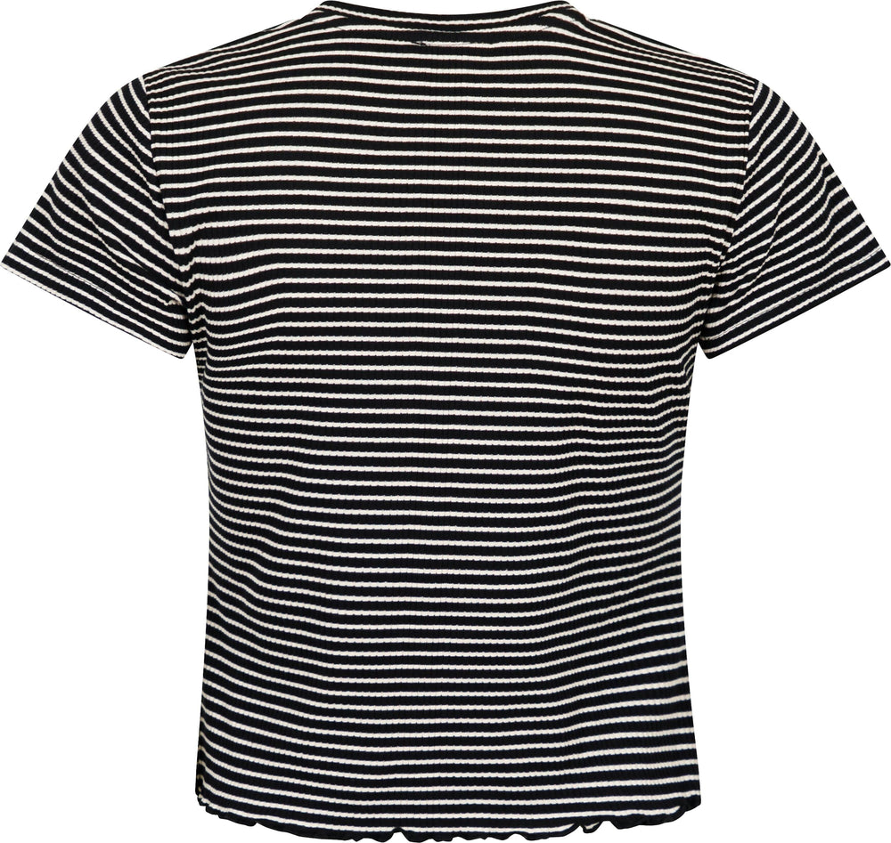 Neo Noir - Lonnie Stripe Tee - Black