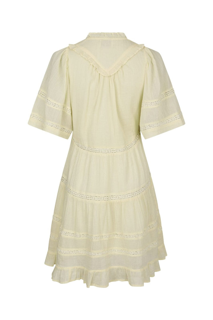 Neo Noir - Milene S Voile Dress 165528 - 191 - Light Yellow