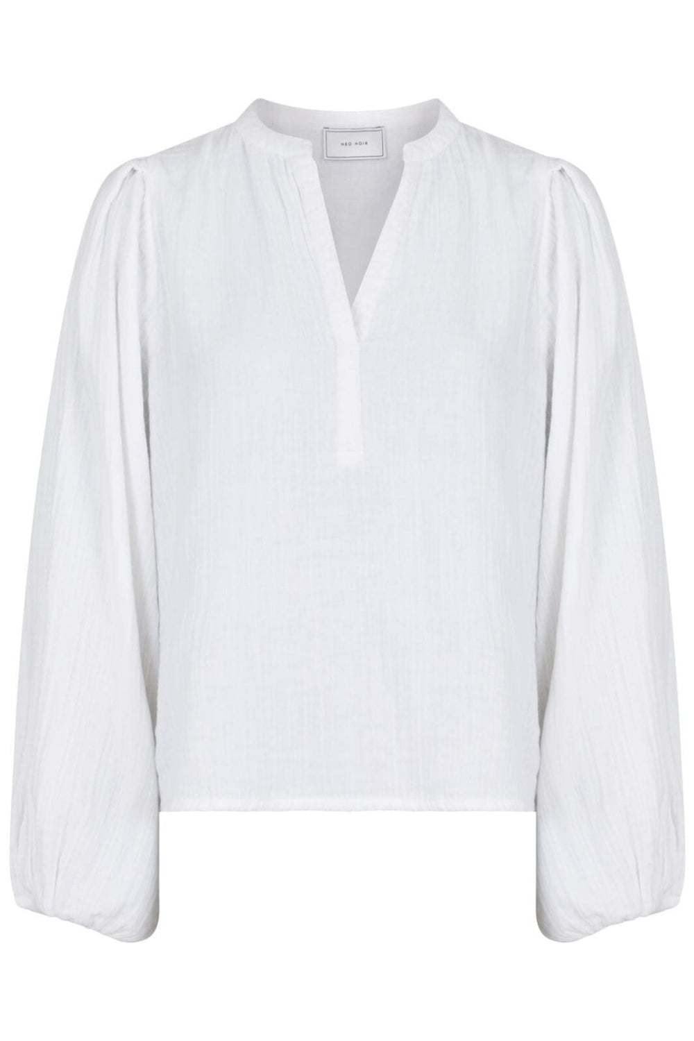 Neo Noir - Mimmi Gauze Blouse - White Bluser 