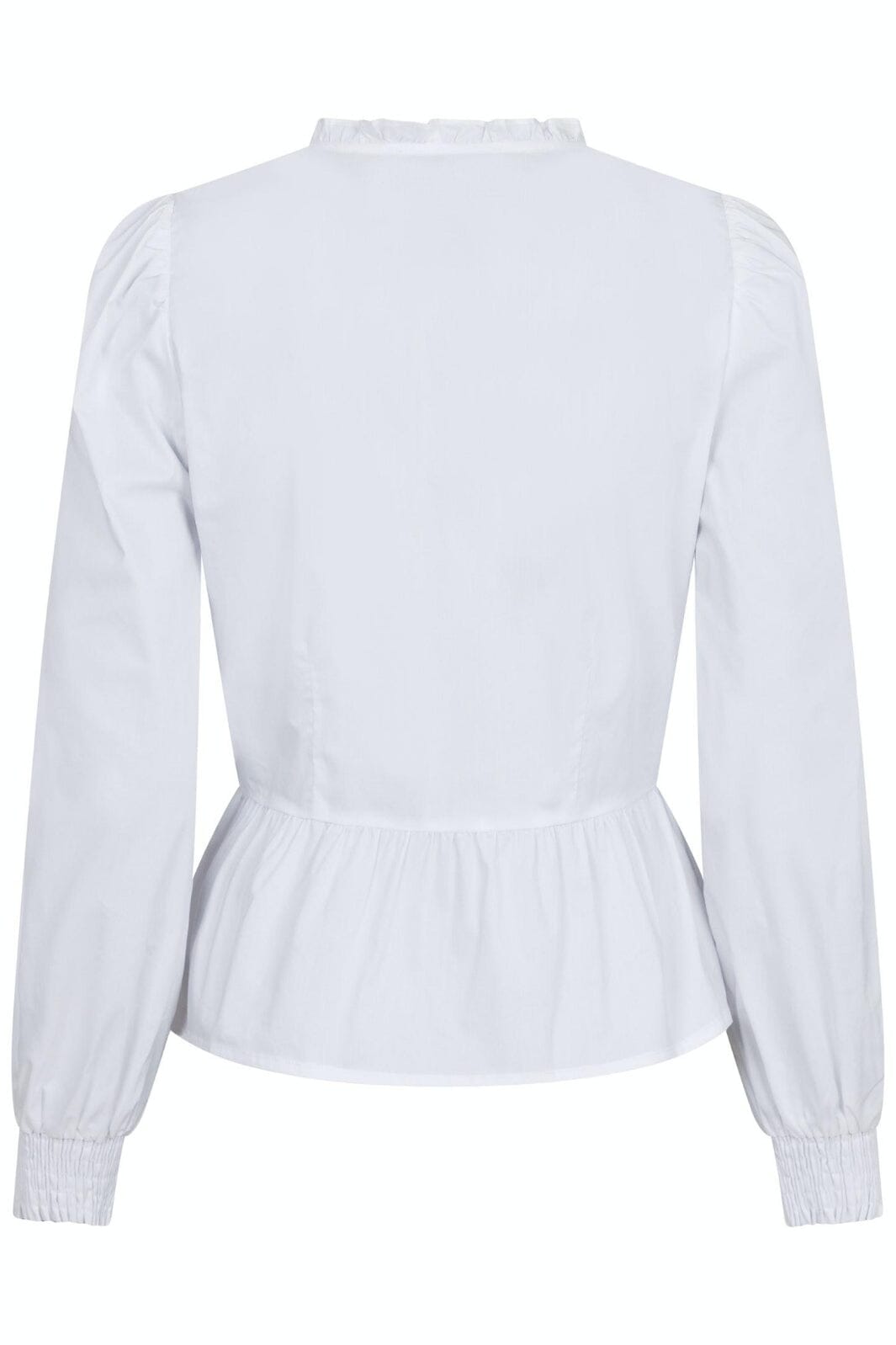 Neo Noir - Ora Poplin Blouse - White Bluser 