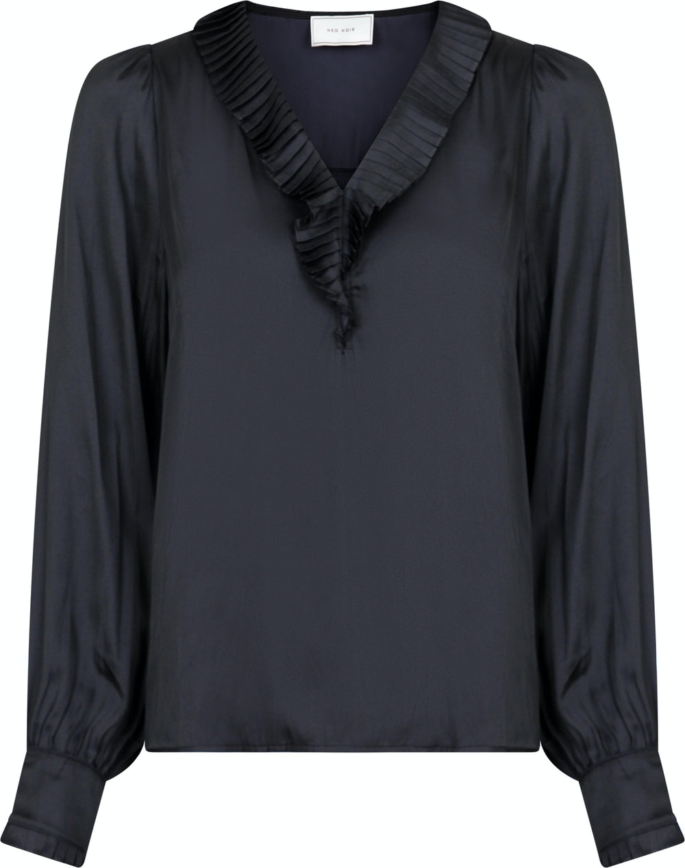 Neo Noir - Pellini Sateen Blouse - Black