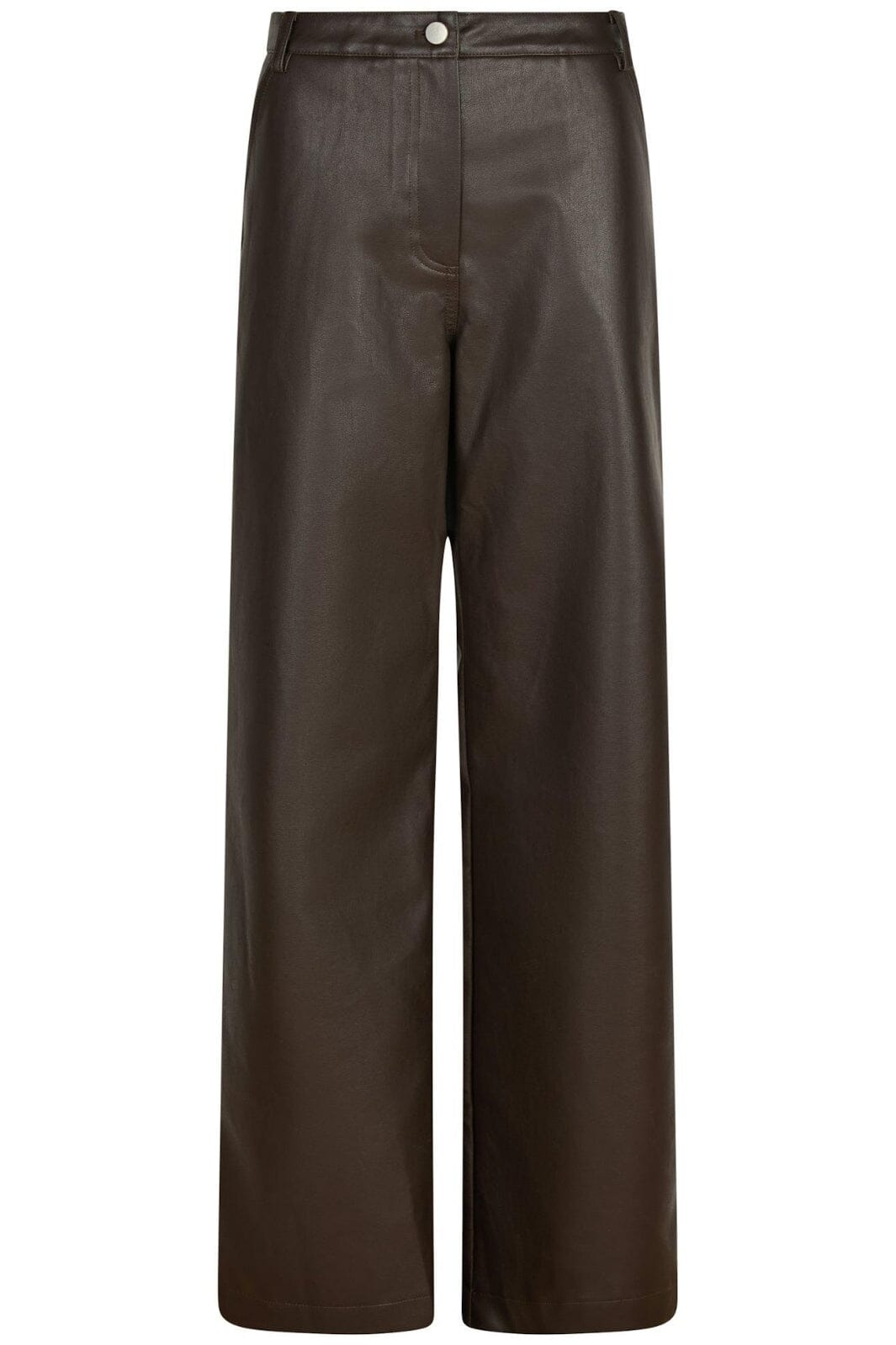 Neo Noir - Pinur Faux Leather Pants 164609 - 676 - Dark Brown