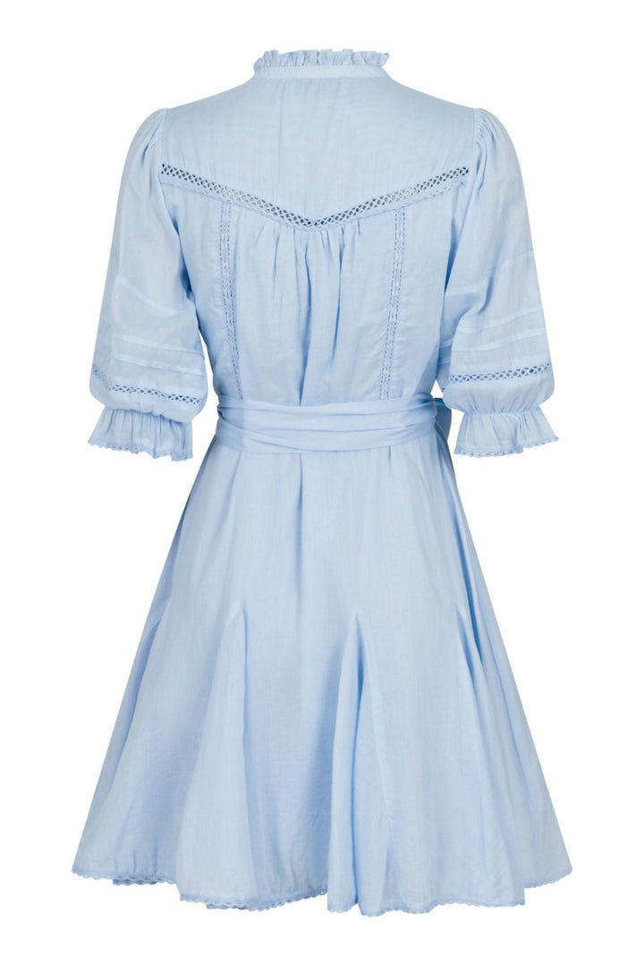 Neo Noir - Rigitta S Voile Dress - Light Blue Kjoler 