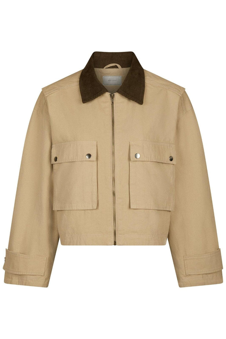 Neo Noir - Rivera Canvas Boxy Jacket 164402 - 213 - Sand