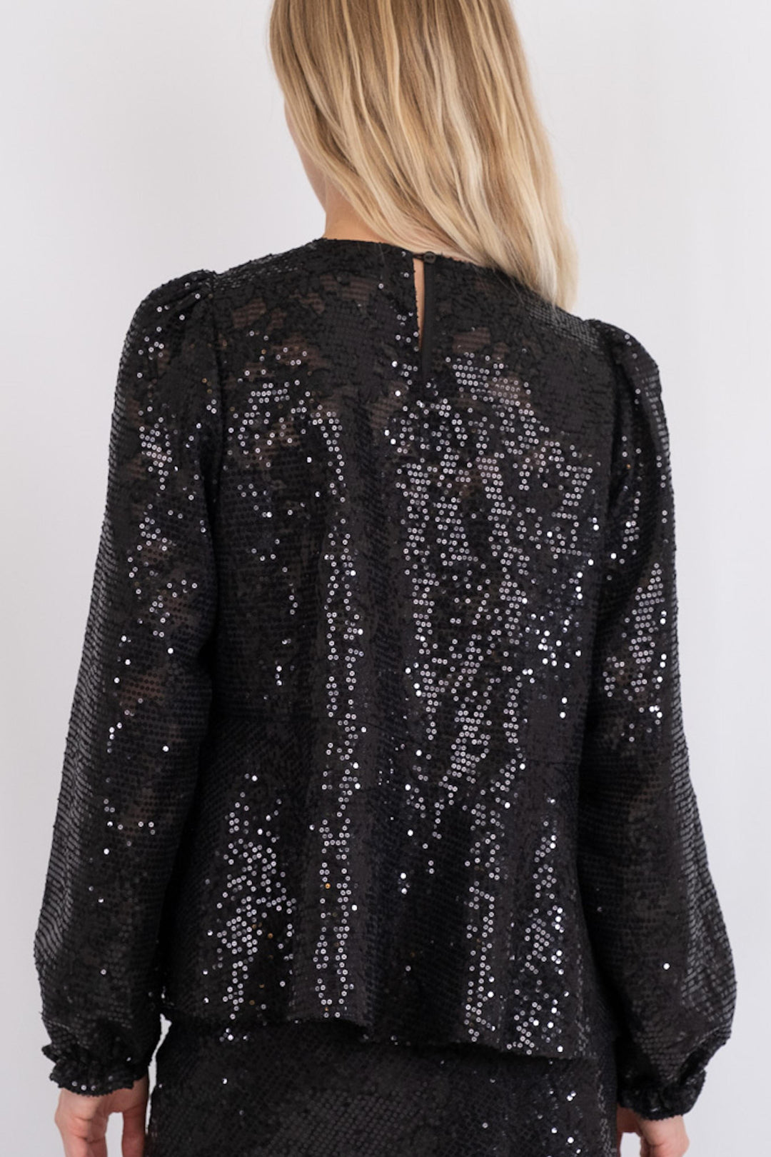 Neo Noir - Rizzo Sequins Blouse - Black