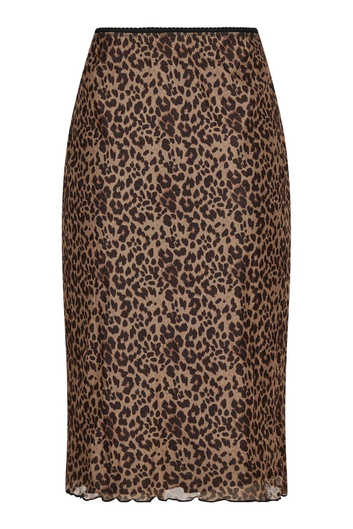 Neo Noir - Roa Mesh Leo Skirt 164552 - 400 - Leopard