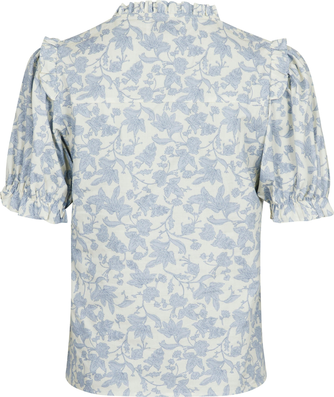 Neo Noir - Rosalie Garden Elegance Blouse - Light Blue