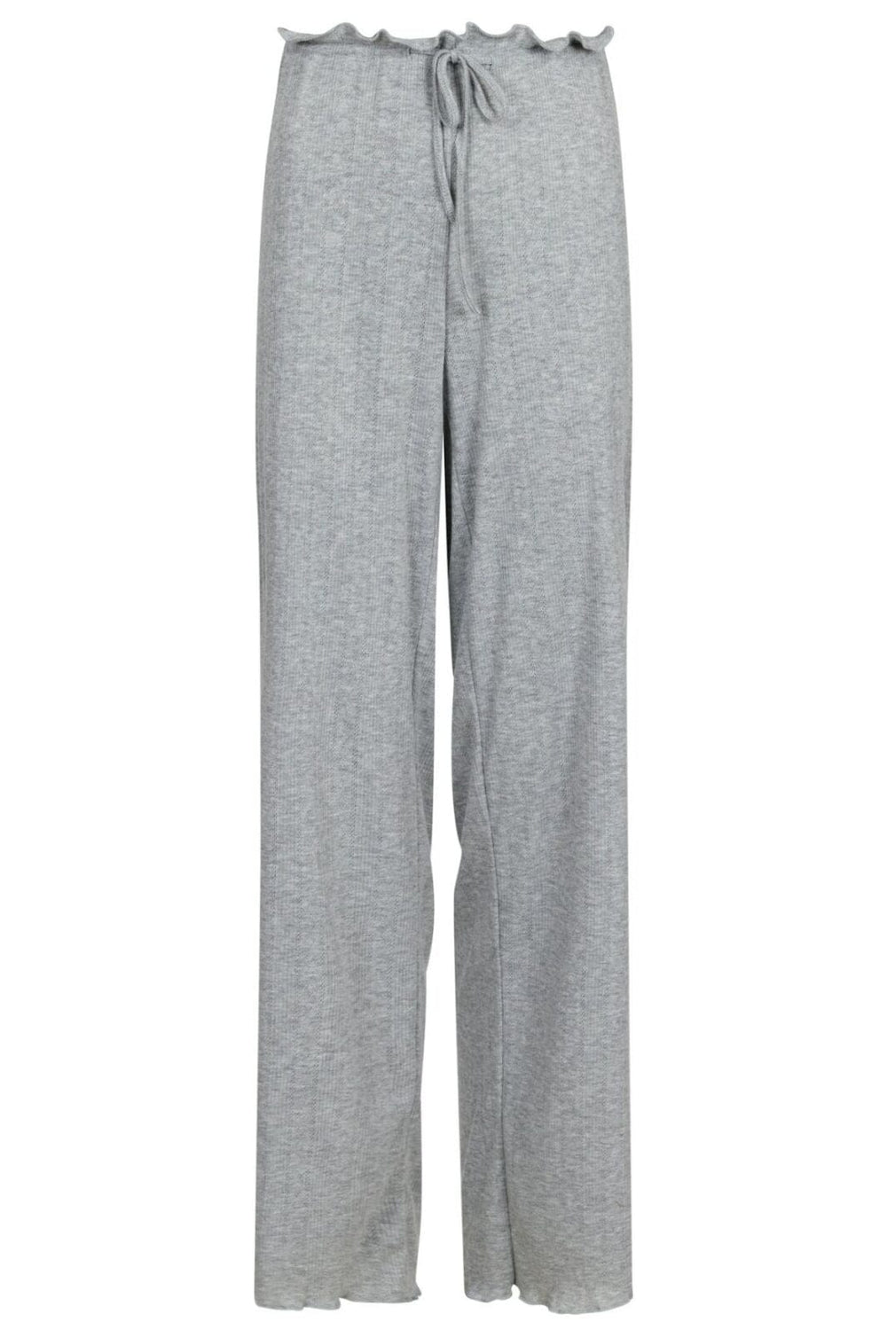 Neo Noir - Serafina Pointelle Pants - Light Grey Bukser 