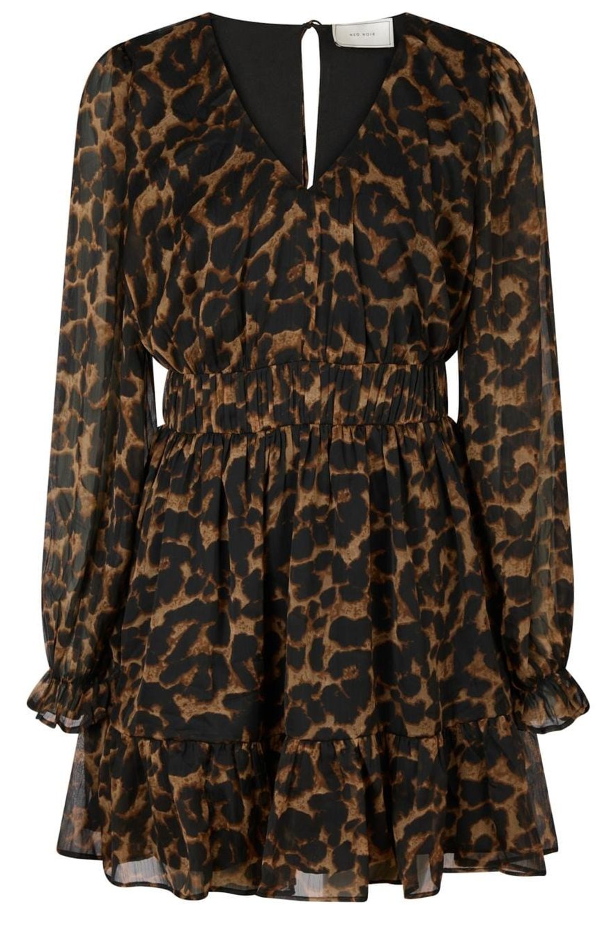 Neo Noir - Sima Leo Dress 164309 - Leopard