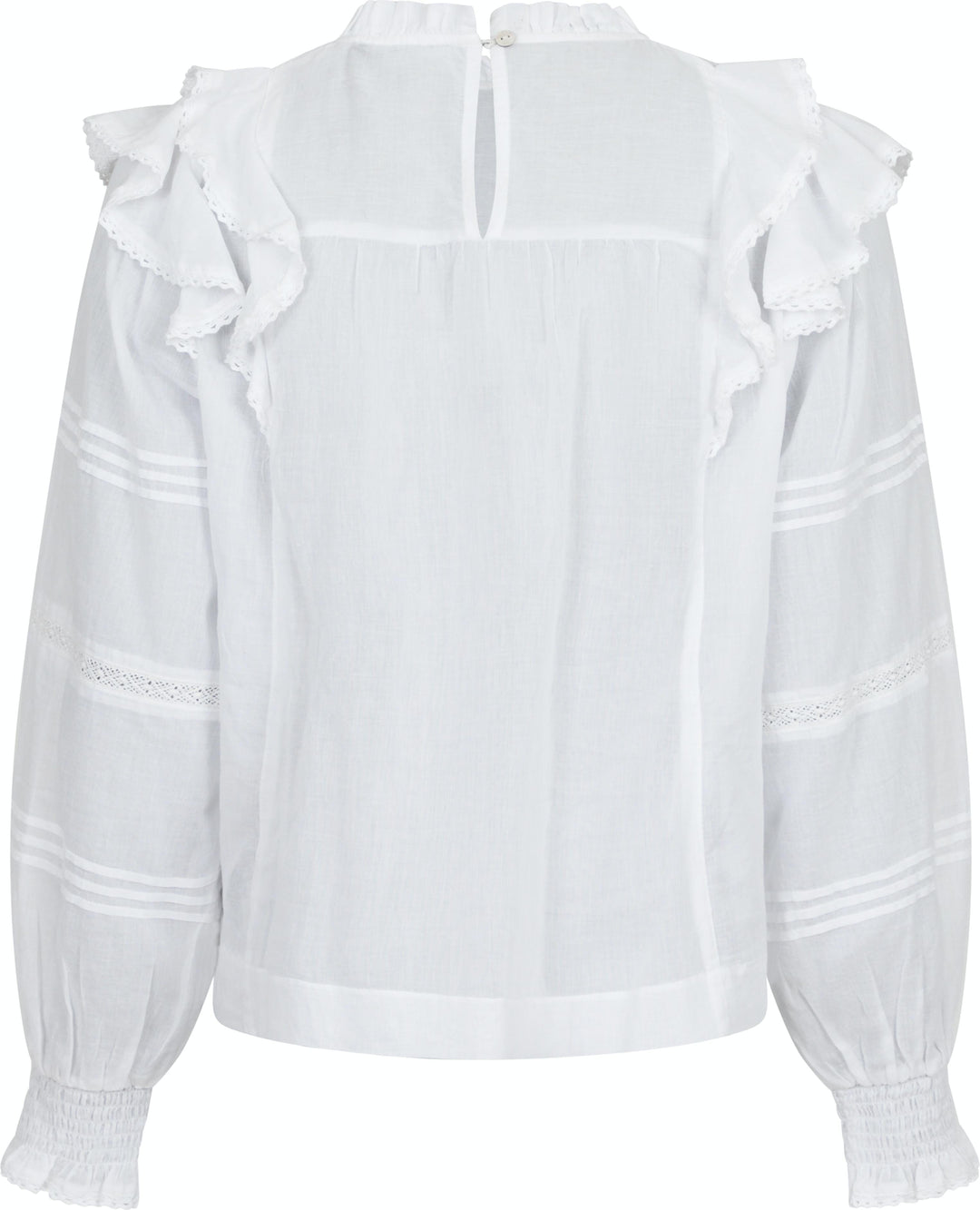 Neo Noir - Simkie S Voile Blouse - White