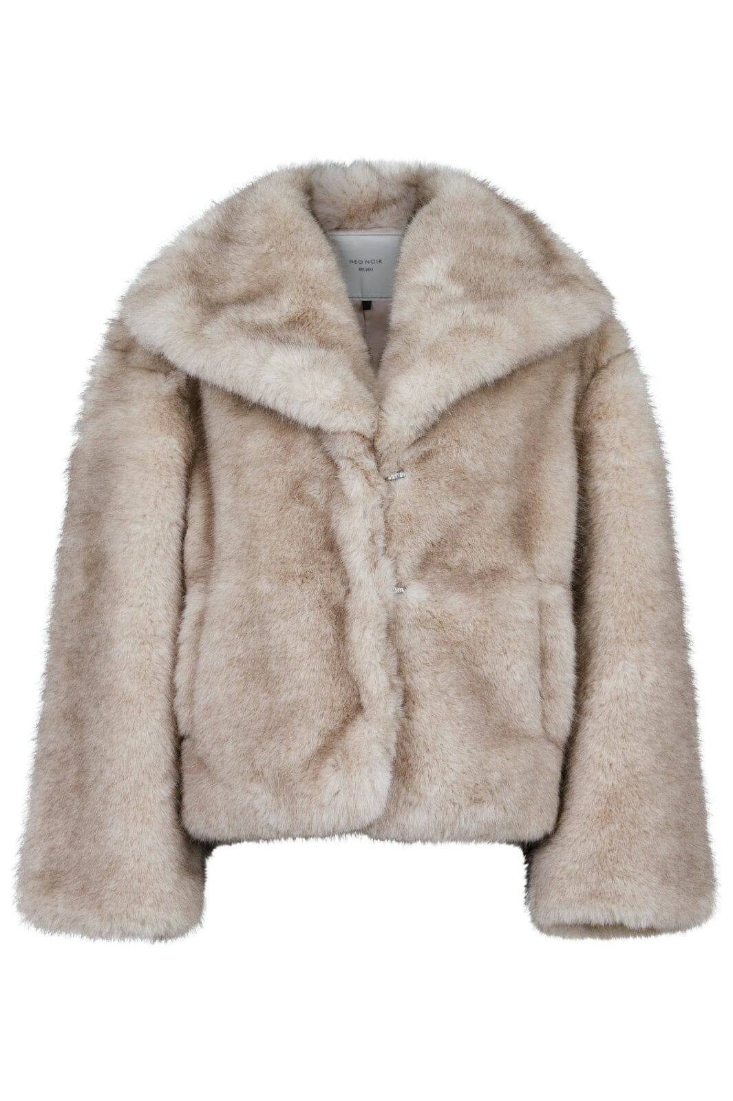 Neo Noir - Stephanie Faux Fur Jacket - Beige Jakker 