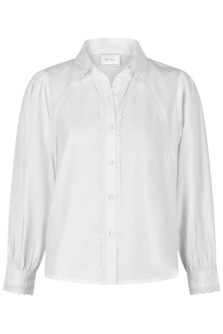 Neo Noir - Tilly C Poplin Shirt 163534 - 120 - White