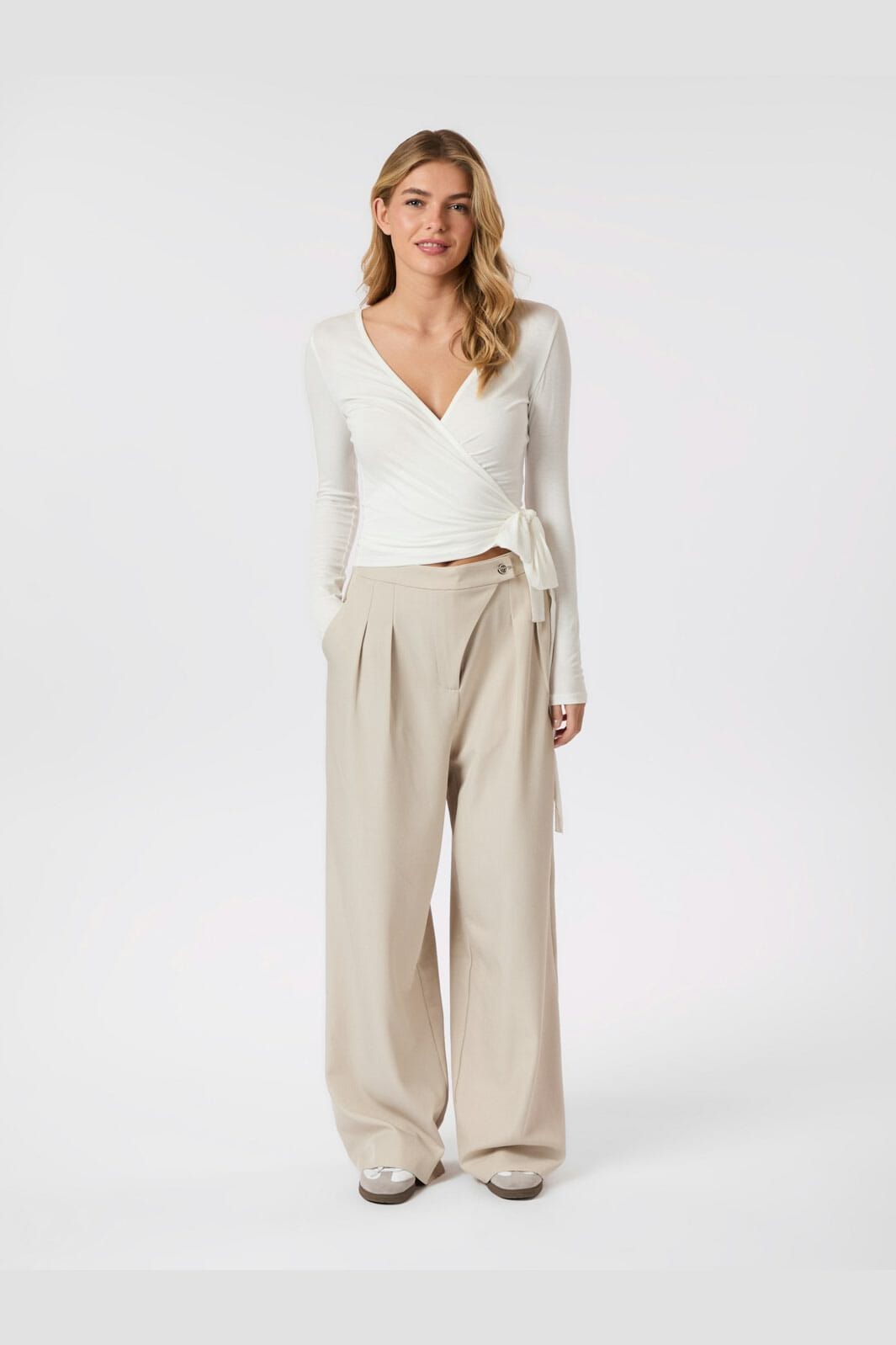 Neo Noir - Zalka Eyelet Pants 165551 - 213 - Sand