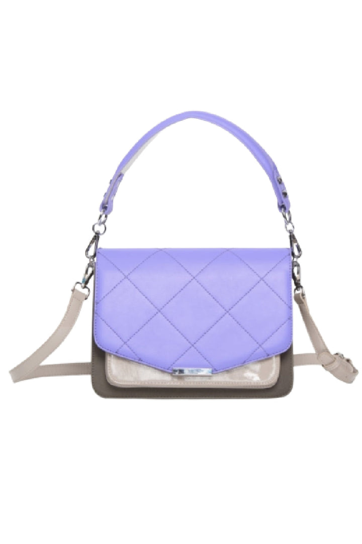 Noella - Blanca Bag Medium - Bright Purple/Grey Lak/Grey Tasker 