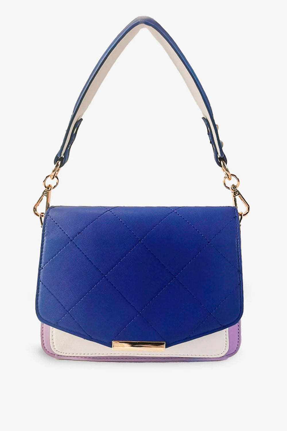 Noella - Blanca Bag Medium - Royal Blue/White/Purple Tasker 