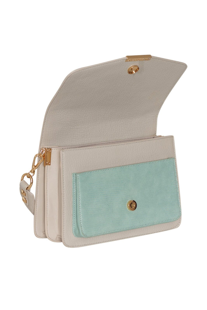 Noella - Blanca Multi Compartment Bag - 1003 Mint Lizard/Grey Tasker 