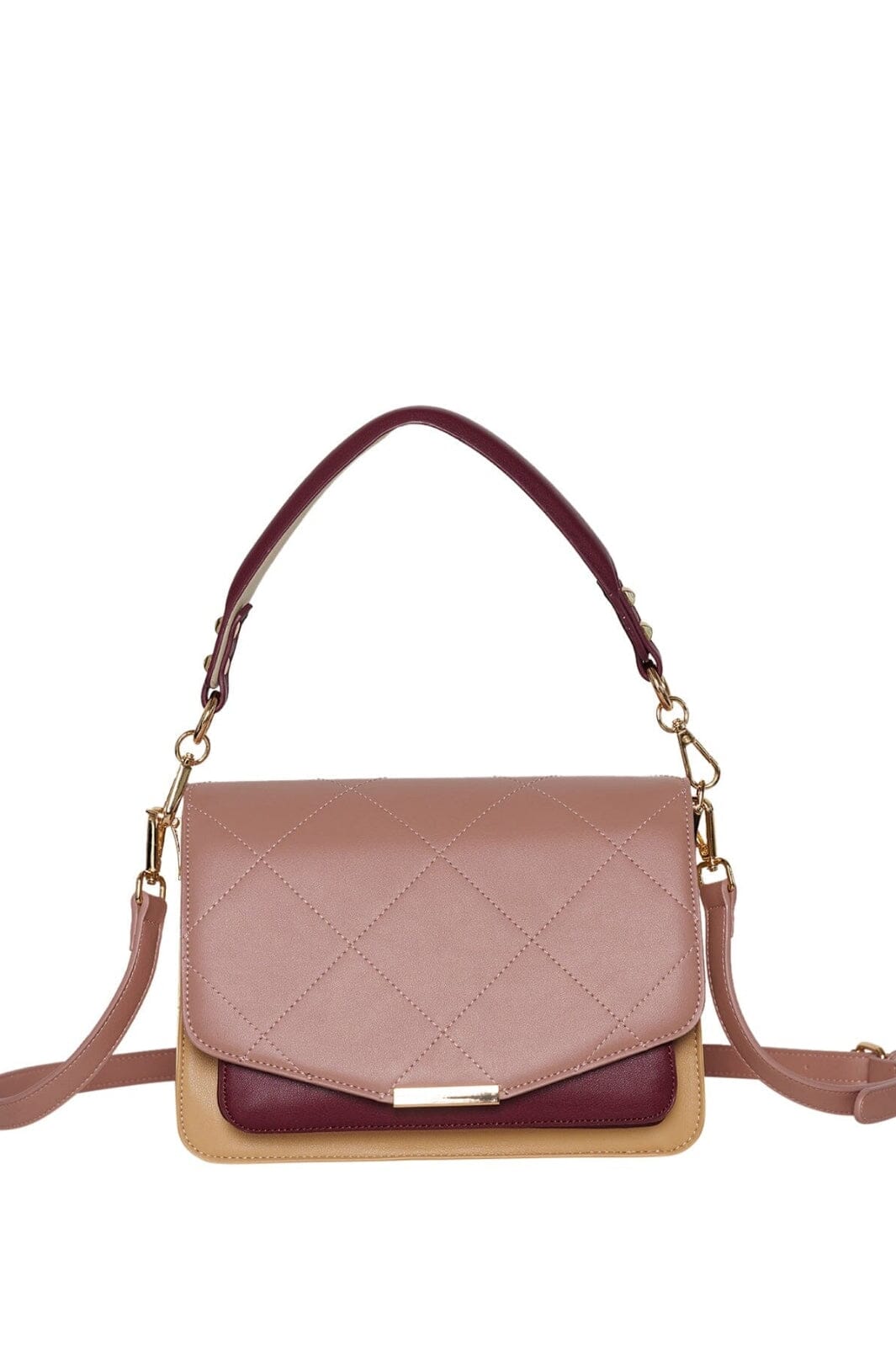 Noella - Blanca Multi Compartment Bag - 946 Blush/Camel/Plum Mix Tasker 