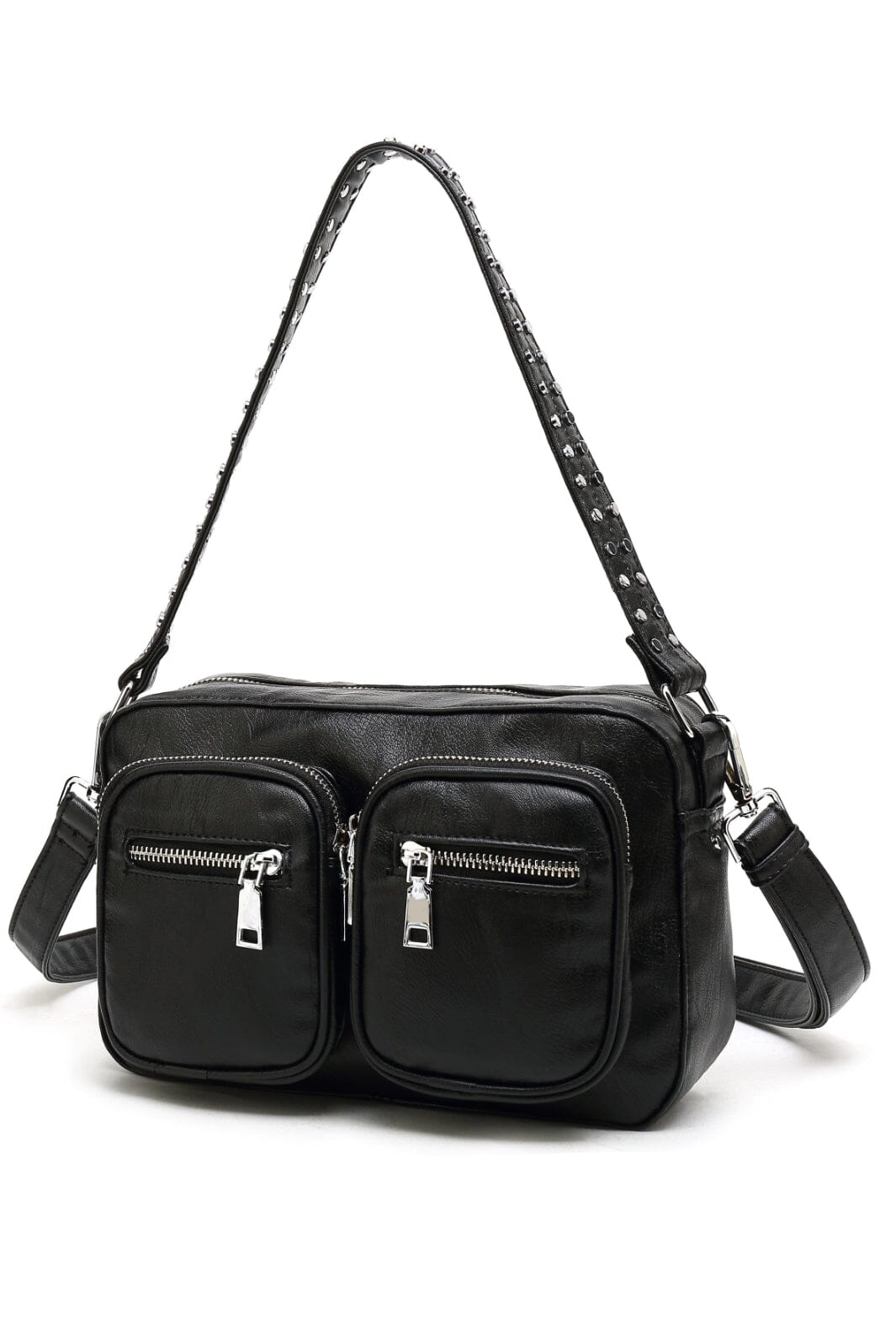 Noella - Celina Bag - 001 Black Leather Look Tasker 