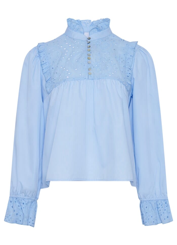 Noella - Jaelynn Blouse - 016 Light Blue Bluser 