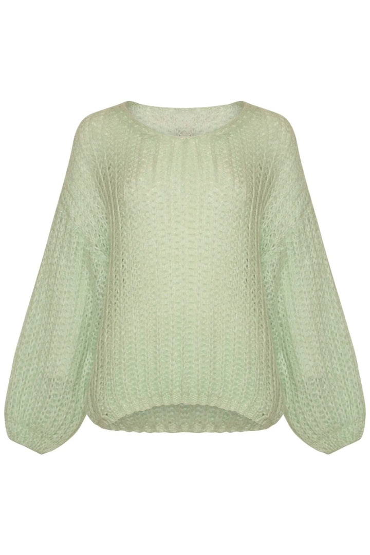 Noella - Joseph Blouse Solid - Pistacio Green Strikbluser 