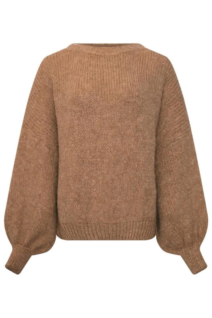 Noella - Kalena Knit - 021 Sand Strikbluser 