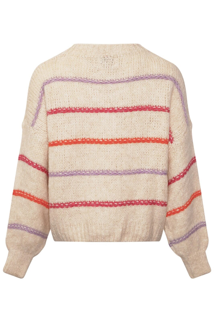 Noella - Kalita Knit - 1269 Oyster Berry Stripe