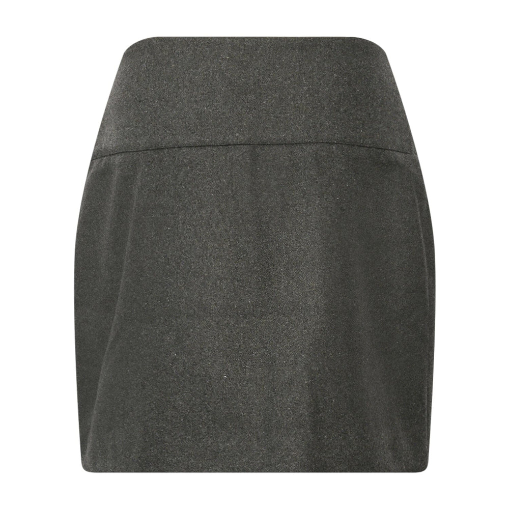 Noella - Kayce Skirt - 019 Dark Grey Melange Nederdele 