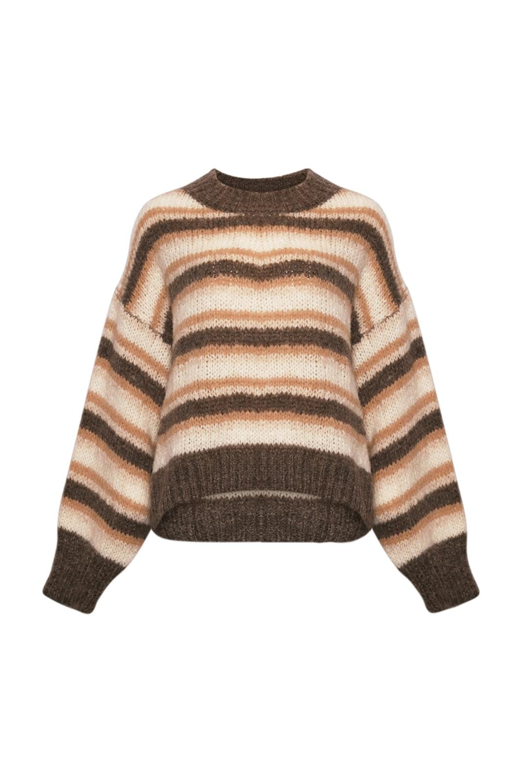 Noella - Keeva Knit - 1228 Brown Stripe