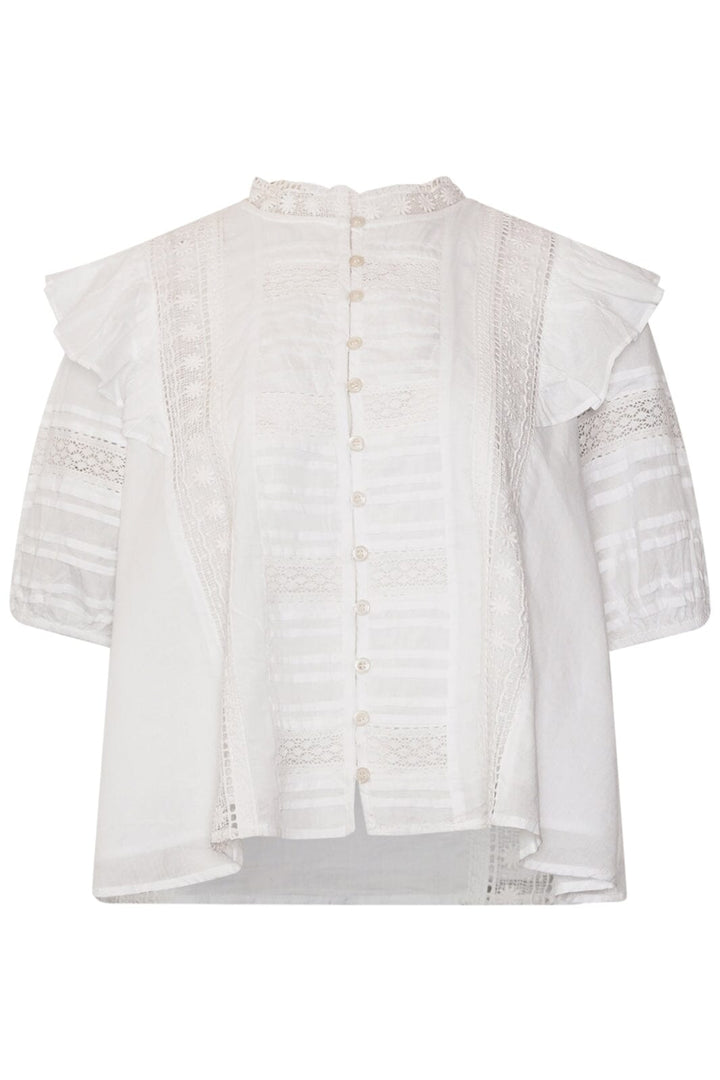 Noella - Keshondra Blouse - 1249 White