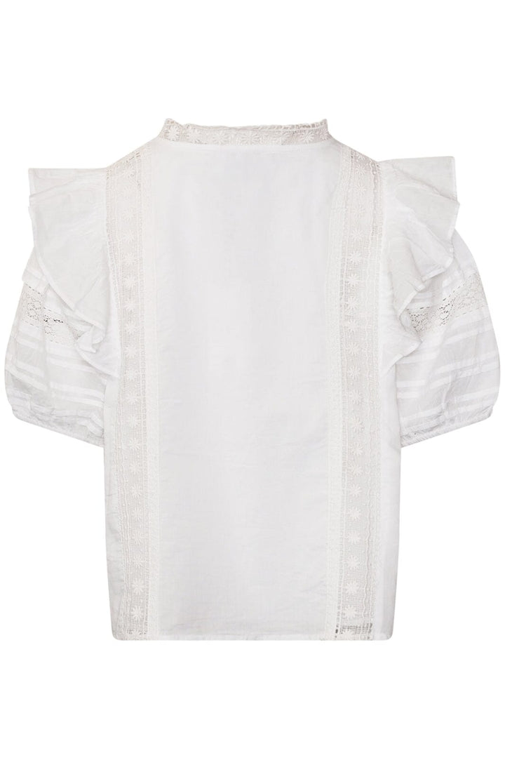 Noella - Keshondra Blouse - 1249 White