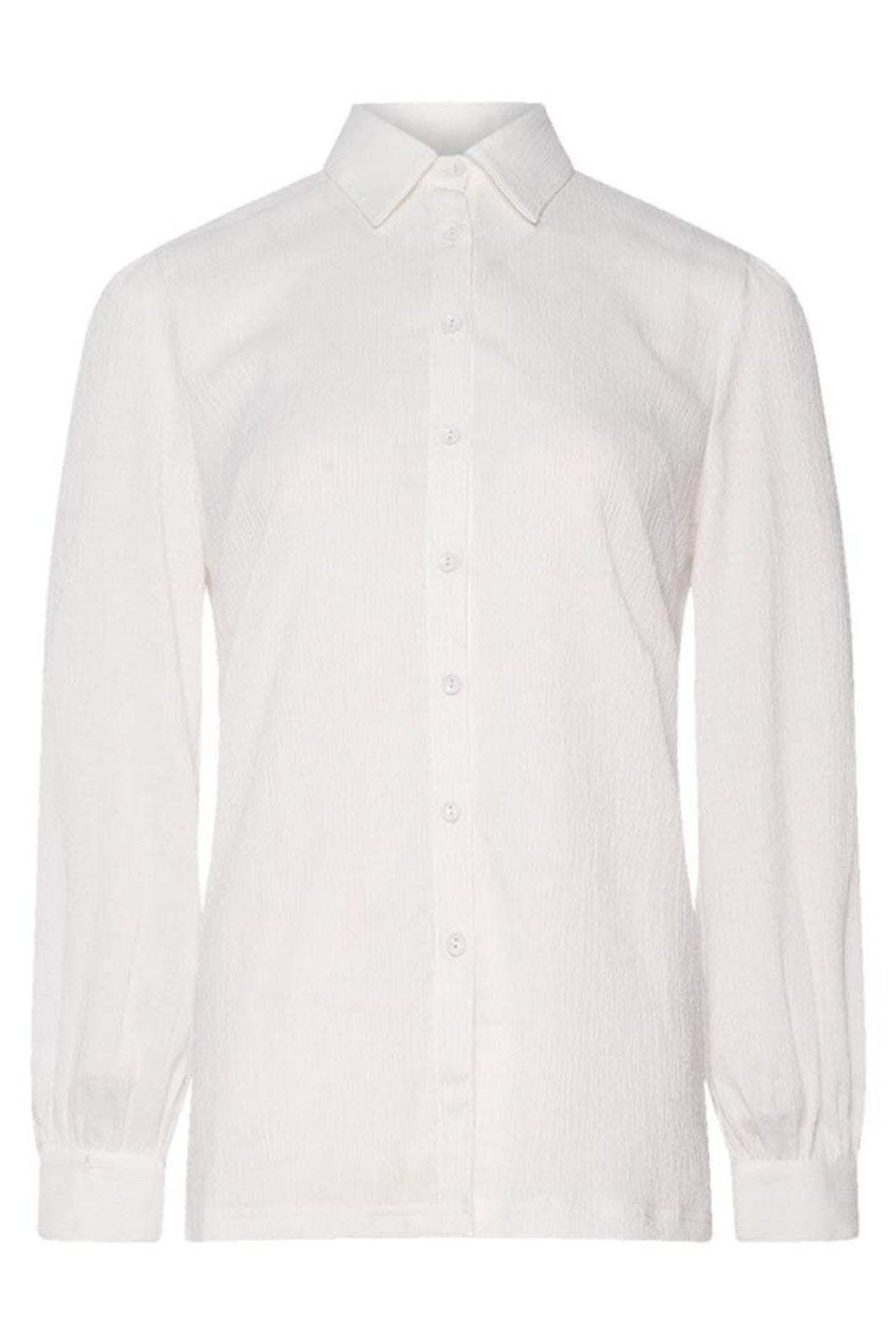 Noella - Mella Stretch Shirt - 006 Offwhite Skjorter 