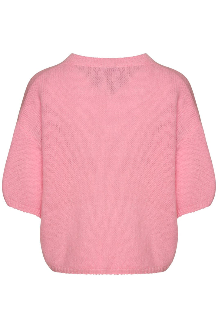 Noella - Mimi Knit Jumper - Candy Pink Strikbluser 