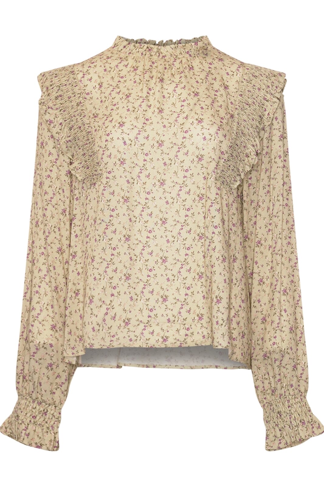 Noella - Ruth Blouse - 1258 Terrena Greeen Print