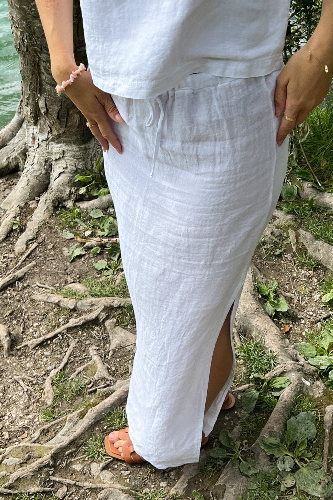 Noella - Samira Skirt - White Nederdele 