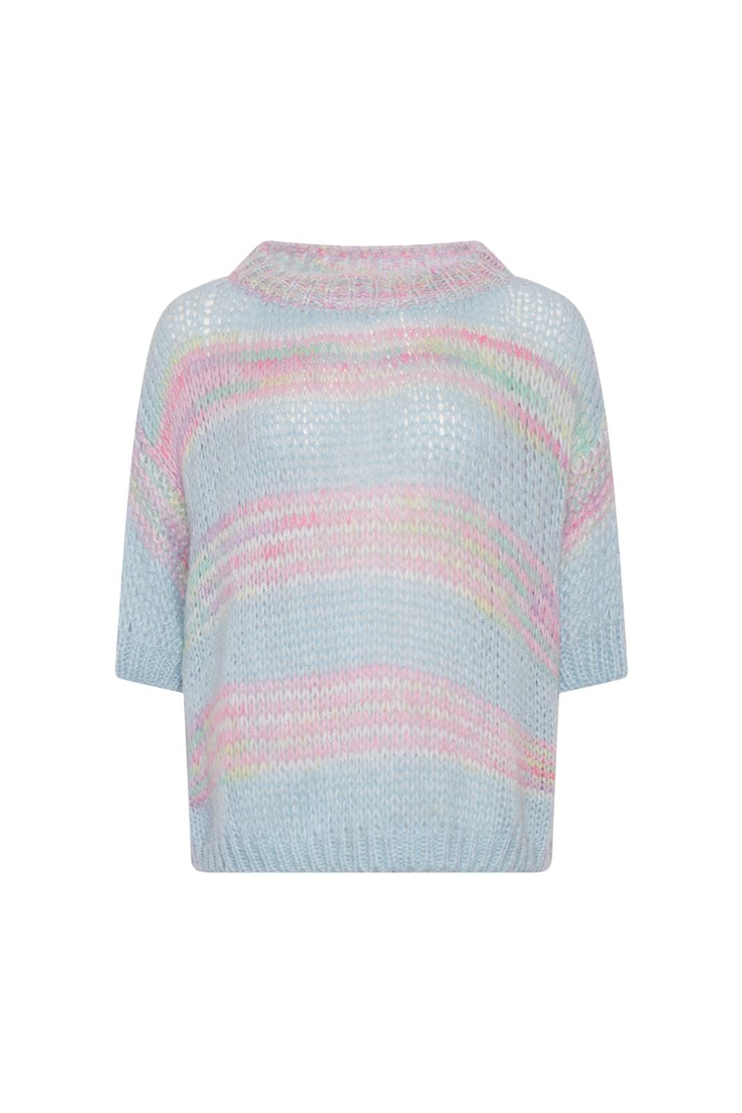 Noella - Shilo Knit Jumper - 993 Blue/Pink Rainbow