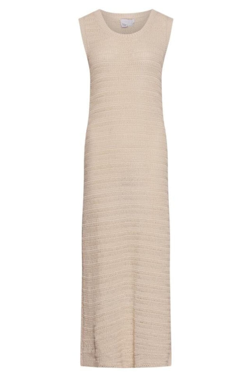 Noella - Shira Knit Dress - 974 Ivory Strikbluser 