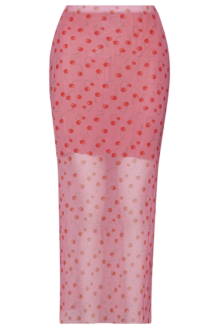 Noella - Solay Long Skirt - Pink Cherry Nederdele 