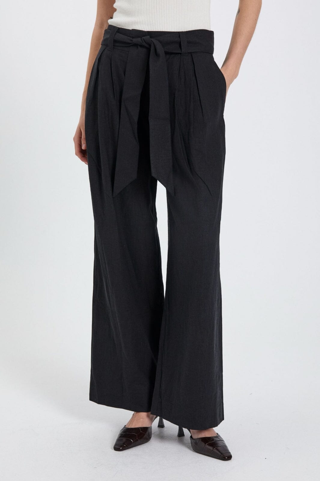 Norr - Esma Wide Pants - Black Bukser 