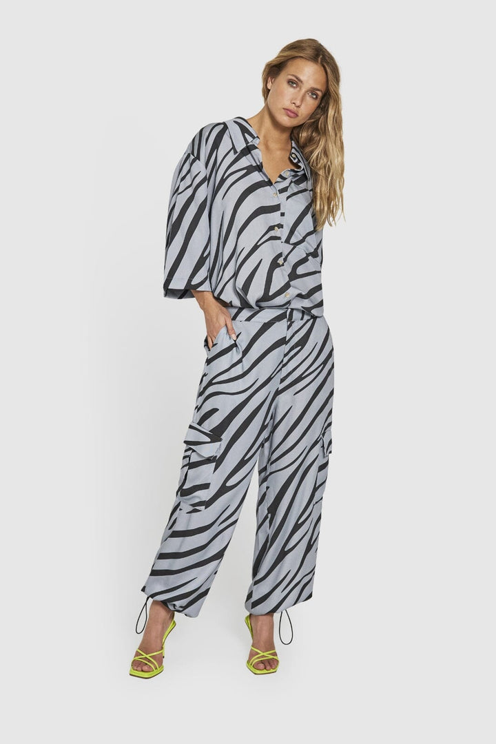 NORR - Tikka Pants - Zebra print Bukser 