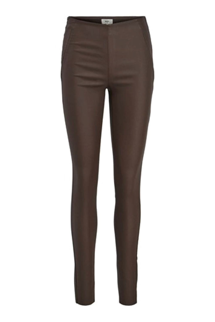 Object - ObjBelle Mw Coated Leggings - Java Bukser 