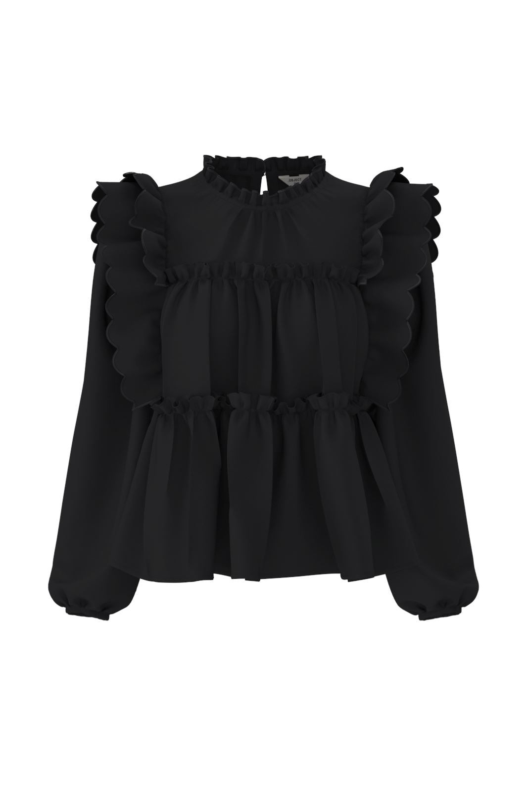 Object - Objhope L/S Top - 4781641 Black