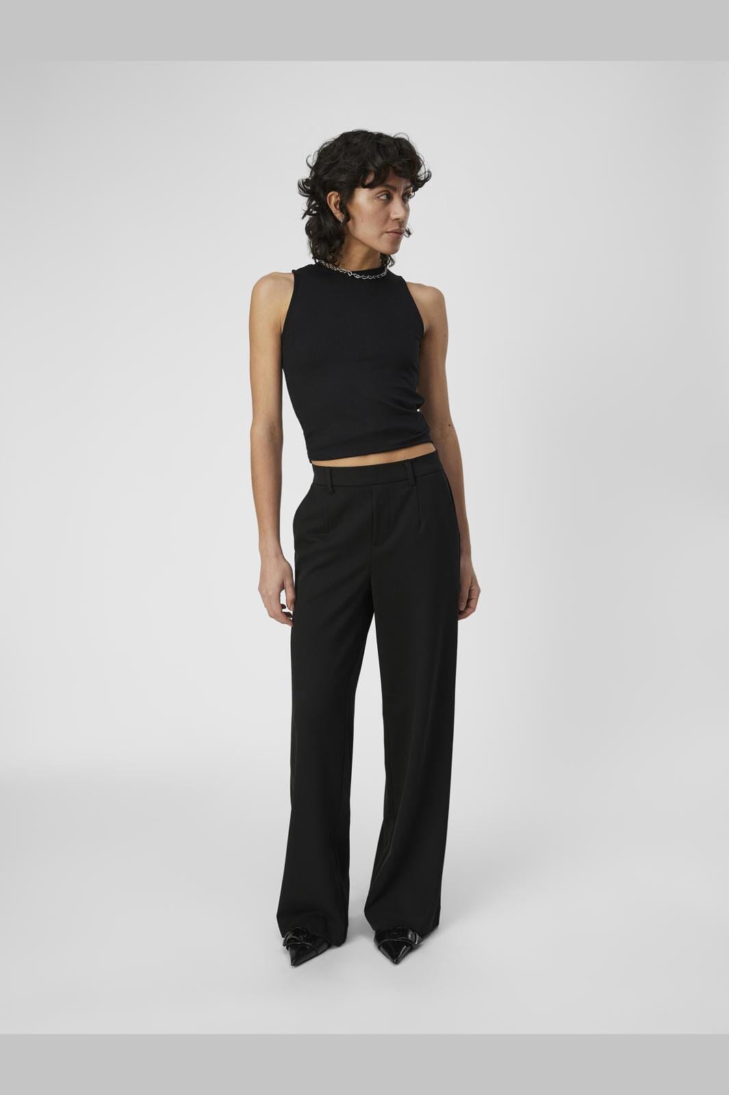 Object - Objlisa Wide Pant - 3810782 Black