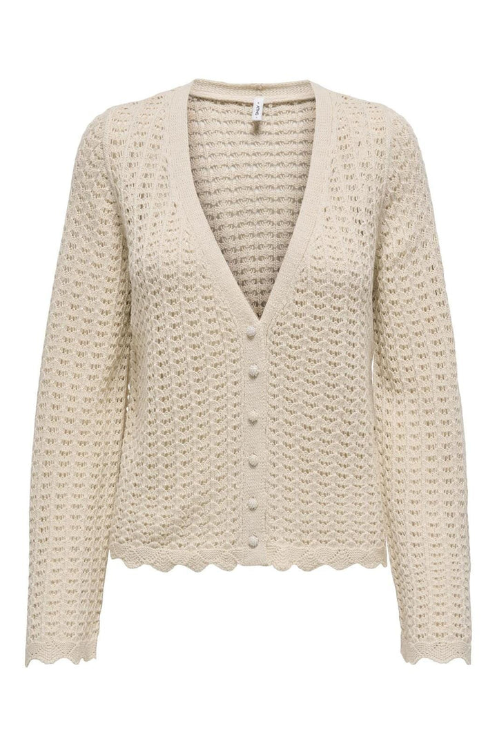 Only - Onlasa Ls Structure Cardigan Cc Knt - 4659899 Birch