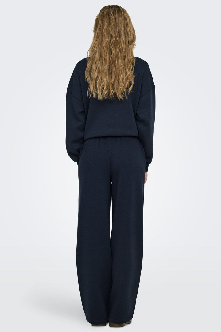 Only - Onlbest Wide Pant Swt - 4748506 Navy Blazer Sweatpants 