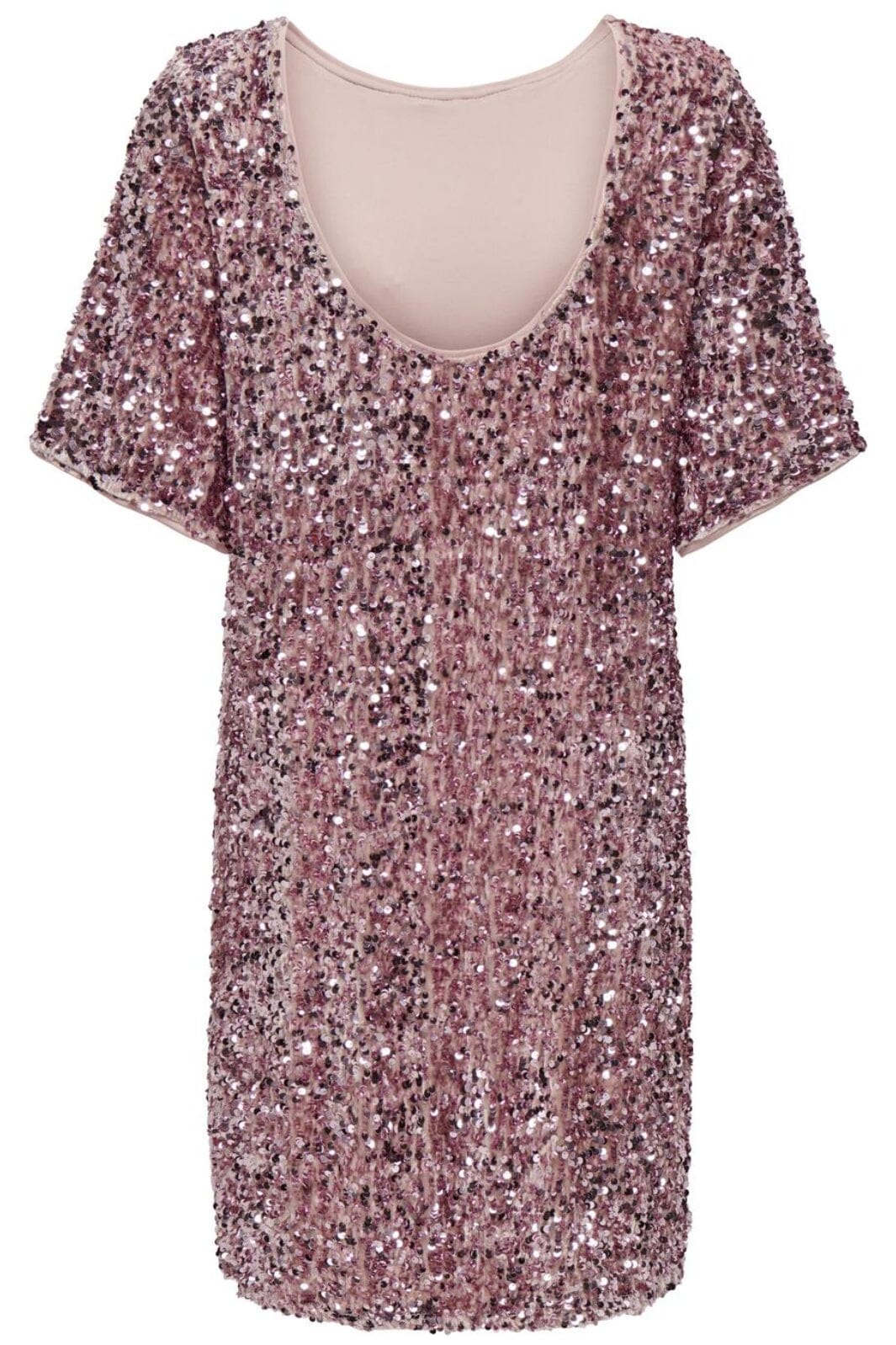 Only - Onlconfidence S/S Sequins Dress 15333653 - 4603040 - Mauve Shadows Mauve Shadows