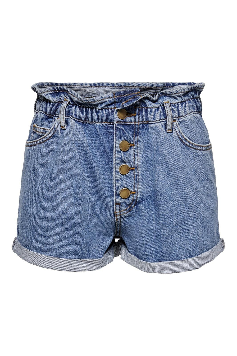 Only - Onlcuba Paperbag Shorts - 3316100 Medium Blue Denim