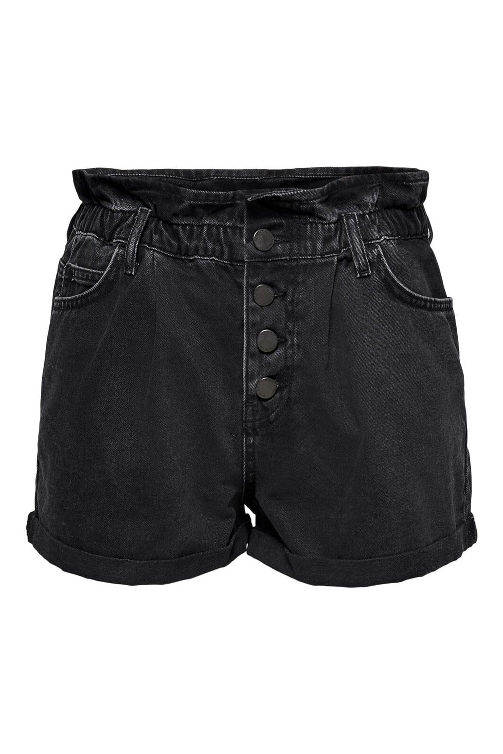 Only - Onlcuba Paperbag Shorts - 3643862 Black Denim